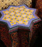 sternförmige marokkanische Tischplatte